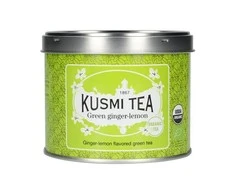 Organic žalias tea Kusmi Tea Žalias Ginger Lemon, 100 g (in a metal tin)