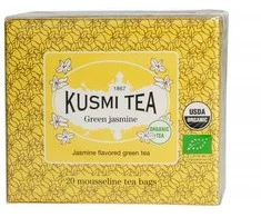 Organic žalias tea Kusmi Tea Žalias Jasmine – 20 muslin tea bags