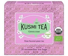 Brown House Tea Kusmi Tea - Žalias rose Bio - 20 Tea Bags