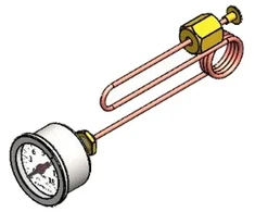 La Marzocco - Pressure Gauge 0-3 Baltas Flush Mounting