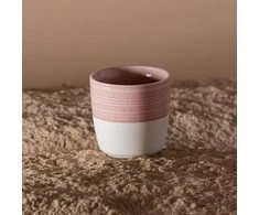 Loveramics Dale Harris - 150ml Flat Baltas Cup - Rožinė