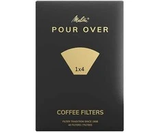 Kavos filtrai MELITTA Pour Over 1x4/40 Balta