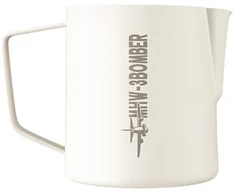 MHW-3BOMBER - Milk frothing pitcher 5.0 stainless steel matte baltas 400 ml