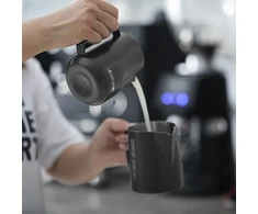 MHW-3BOMBER - Milk frothing pitcher Turbo stainless steel matte juodas 450 ml