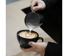 MHW-3BOMBER - Milk frothing pitcher U-Shape GT sidabrinis spot stainless steel 600 ml