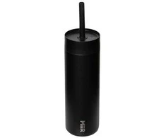MiiR - Sipper šiaudelio buteliukas, juodas, 470 ml