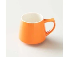 ORIGAMI - Filiżanka keramikinė Aroma 200ml Pomarańczowa