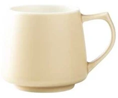 ORIGAMI - Aroma Mug 320ml Matt rusvai gelsvas