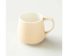 ORIGAMI - Aroma Mug 320ml Matt rusvai gelsvas