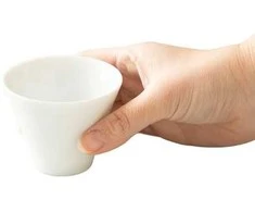 ORIGAMI - Sensory Narrow Cup 100 ml - Baltas