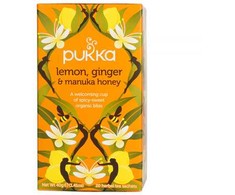 Pukka Herbata Lemon Ginger &amp; Manuka Honey 20 saszetek