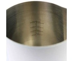 Rhinowares Barista Pro pieno ąsotis - baltas 600 ml