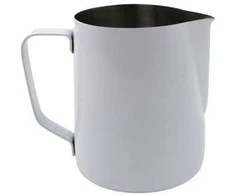 Rhinowares Barista Pro pieno ąsotis - baltas 600 ml