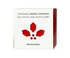 Loose juodas tea Christmas Oranžinis Cinnamon 100g - Teministeriet