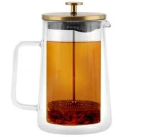 Vialli Design - Diva French Press Gold Matt 1l