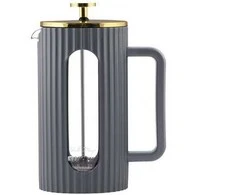 „Vialli Design“ – „Livio“ prancūziška kavaspaudė Pilkas / Auksinė, 1 l