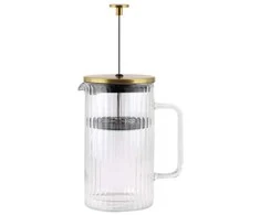 „Vialli Design“ – „Tulip“ prancūziška preso kava, auksinė, matinė, 1 l