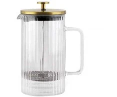 „Vialli Design“ – „Tulip“ prancūziška preso kava, auksinė, matinė, 1 l