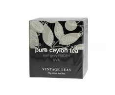 Vintage Teas Vintage Teas Grynas Ceilonas Arbata Juoda arbata Erl Pilka FBOP1 70g