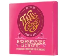Willie's Cacao – aviečių ir kreminio baltojo šokolado 50g