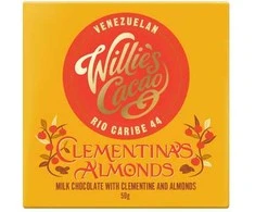 Willie's Cacao - šokoladas - Clementina's migdolai 50g