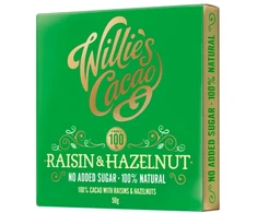 Willie's Cacao - Raisin &amp; Hazelnut 50g