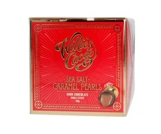 Willie's Cacao - Jūros druskos karameliniai juodieji perlai 150g