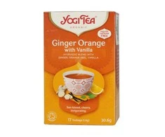 Yogi Tea Yogi arbata – imbiero apelsinas su vanile – 17 arbatos pakelių