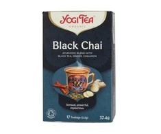 Prieskoninė juodoji arbata Juodas Chai, Yogi Tea, 17 pakelių