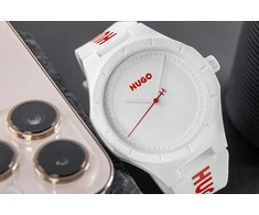 Hugo Boss Vyriškas laikrodis HUGO Lit For Him Baltas 1530345 + BOX