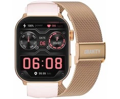 Išmanusis laikrodis UNISEX GRAVITY GT28-6 - ROZMOWY BLUETOOTH, DODATKOWY PASEK (sg037f)