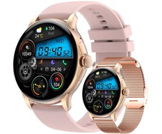 Išmanusis laikrodis Damski Rubicon RNCF35 ROSE GOLD Bransoleta + Dirželis Rožinė
