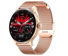 Išmanusis laikrodis Damski Rubicon RNCF35 ROSE GOLD Bransoleta + Dirželis Rožinė