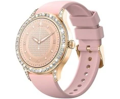 Giewont Išmanusis laikrodis Damski VELTORI VT360-1 Rožinė Dirželis Silikonowy