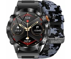 GRAVITY GT20-5 MEN S Išmanusis laikrodis - AMOLED, ADDITIONAL BELT (sg024e)