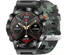 GRAVITY GT20-6 MEN'S Išmanusis laikrodis - AMOLED, ADDITIONAL BELT (sg024f)