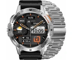 GRAVITY GT22-2 MEN'S Išmanusis laikrodis - AMOLED, ADDITIONAL BELT (sg030b)