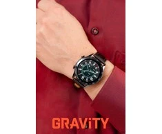 Išmanusis laikrodis Gravity Juodas 2 Paski GT10-2