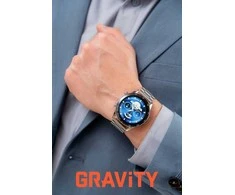 Išmanusis laikrodis Gravity Sidabrinė Bransoleta + Dirželis GT10-6