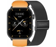 Išmanusis laikrodis UNISEX GRAVITY GT28-2 - ROZMOWY BLUETOOTH, DODATKOWY PASEK (sg037b)