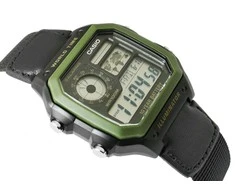 CASIO sportinis vyriškas laikrodis AE-1200WHB-1B + dėžutė (zd146d)