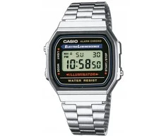 UNISEX CASIO A168WA-1W LAIKRODIS – VINTAGE + DĖŽUTĖ