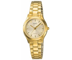 CASIO LTP-1275G-9A moteriškas laikrodis (zd580c) + dėžutė