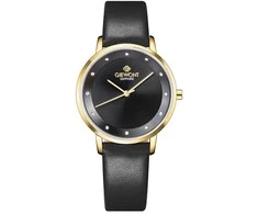 Laikrodis Damski Giewont Sapphire Złoto Juodas GW4130-A4