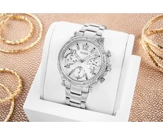 Moteriškas laikrodis Guess Cosmic GW0590L1 + dėžutė