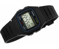 Vyriškas laikrodis Casio F-91W-1YER, Juodas