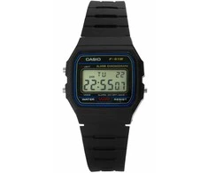 Vyriškas laikrodis Casio F-91W-1YER, Juodas