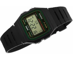 Laikrodis vyrams CASIO F-91WM-3DG (zd102c) + dėžutė