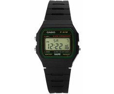 Laikrodis vyrams CASIO F-91WM-3DG (zd102c) + dėžutė