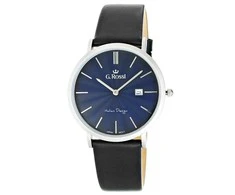 G.Rossi Laikrodis vyrams G. ROSSI - 10853A - SLIM (zg184b) + dėžutė